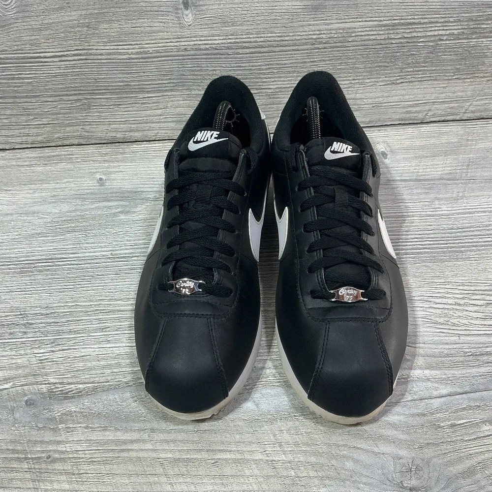 Nike Cortez '72 OG Black White Leather Shoes Sneakers 819719-012 Men's Size 10
